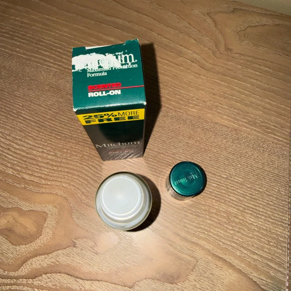 Mitchum Roll-On Deodorant Men 1.9oz Green Scented Maximum Protection Vintage
